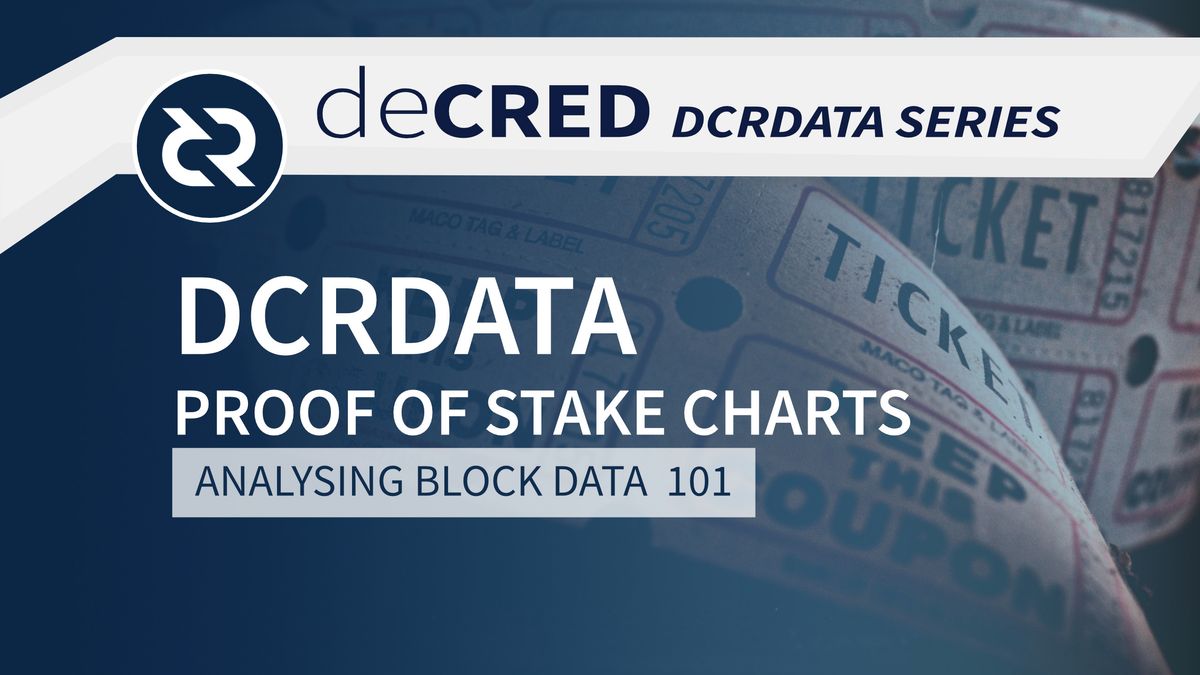 DCRDATA Proof of Stake Charts