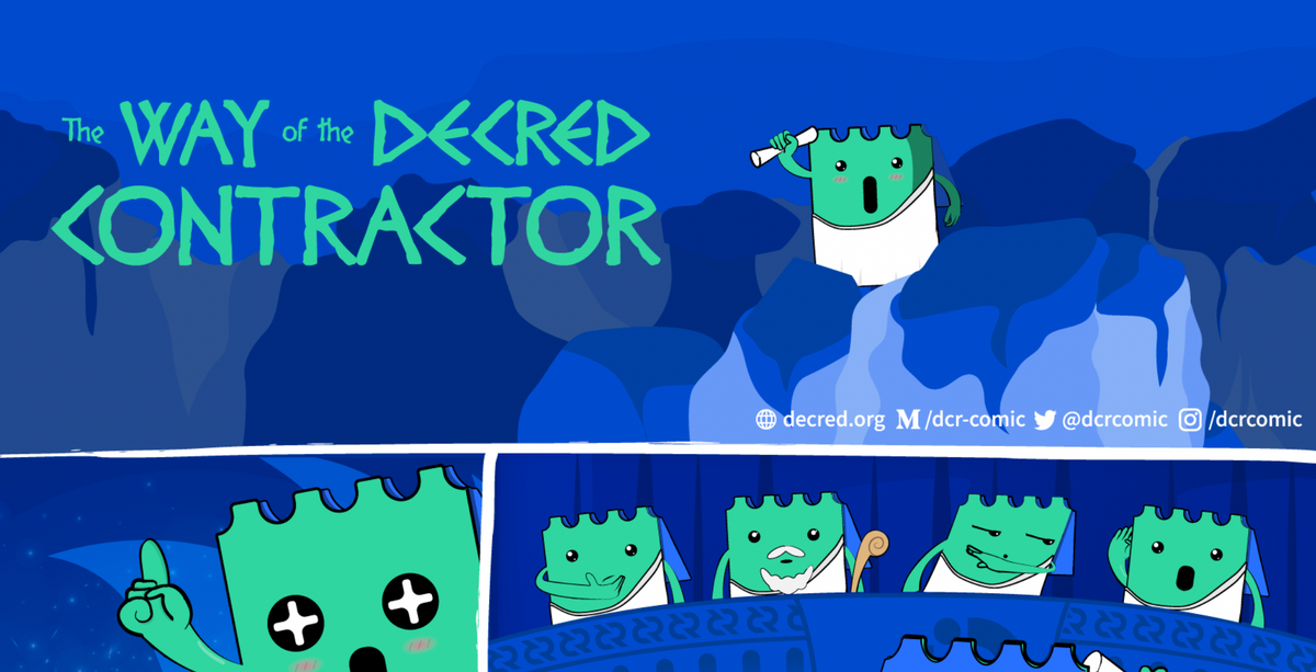 The Way of the Decred Contractor - DCR Comic 1