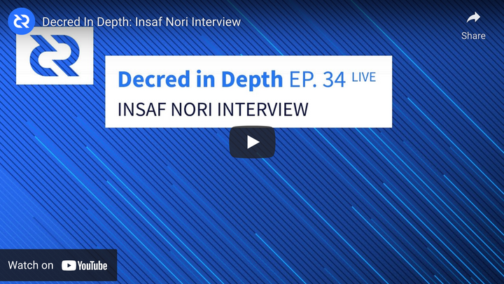 Decred In Depth: Insaf Nori Interview