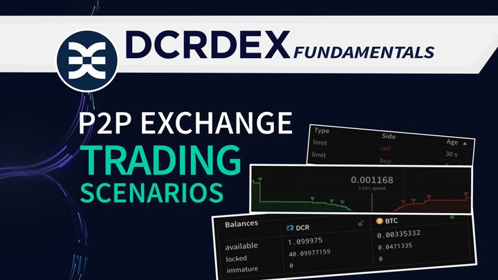 Trading Scenarios - DCRDEX Fundamentals